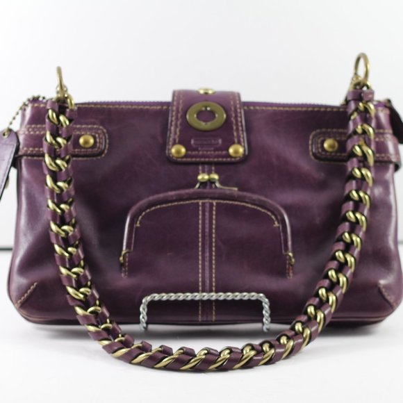 **SOLD**Coach - Legacy Bridget Bag - Limited Edition. Purple Leather. - Picture 2 of 16